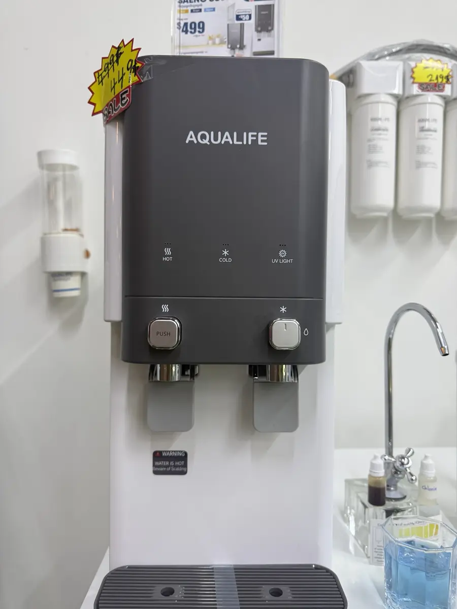 Saeng Su water purifier on display